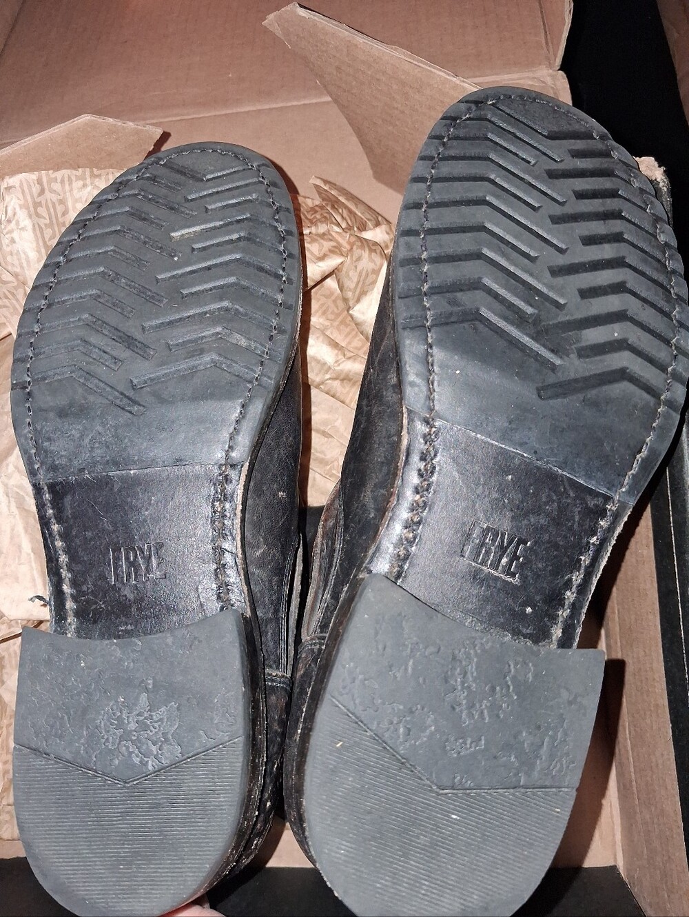 Frye-Distressed Leather Boot - Picture 4 of 6